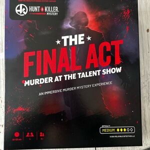 Hunt A Killer: The Final Act Murder Mystery Game - Black and Red